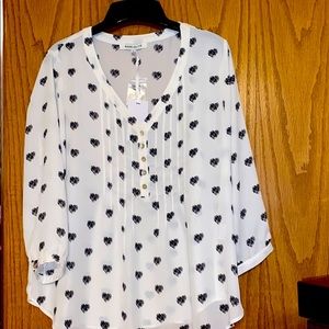 New Rise +Olive top/blouse